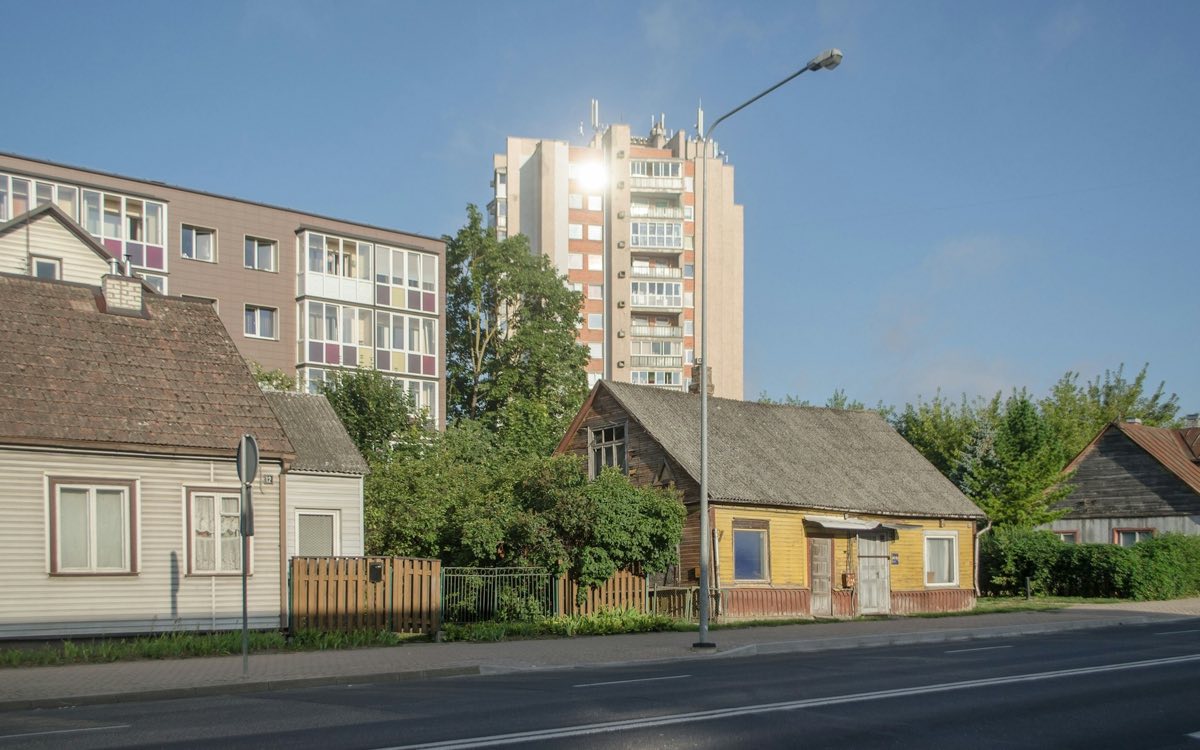 Lietuvos miesto panorama iš viršaus – didmiestis ar miestelis?
